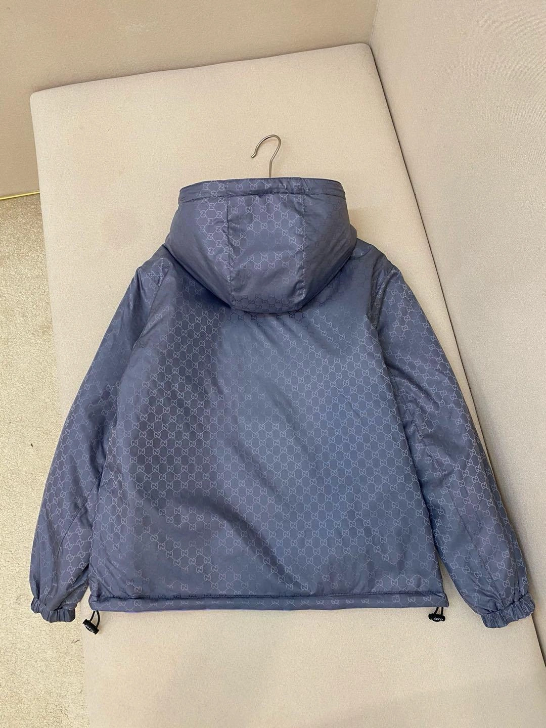 WG.luxury-- 6u33i Linen fabric reversible embroidery LOGO 2Colour item:E-F290A0399-2H